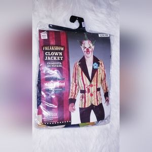 Clown Jacket & Mask Halloween Costume